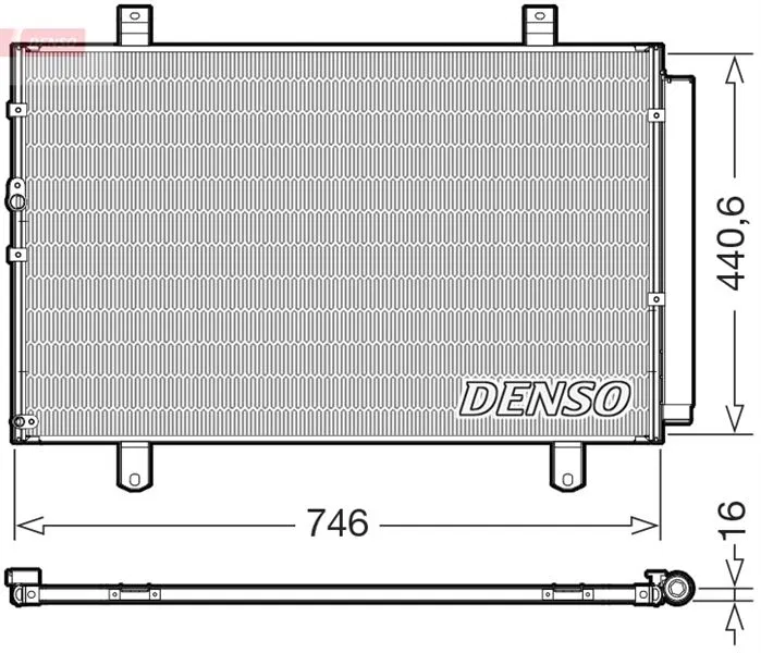 8846048100 Klima Radyatörü | DCN50127 DENSO