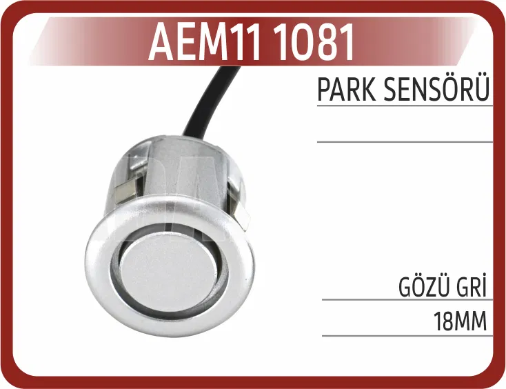 Park Sensörü Gözü Gri 18mm | AEM11-1081 AEM