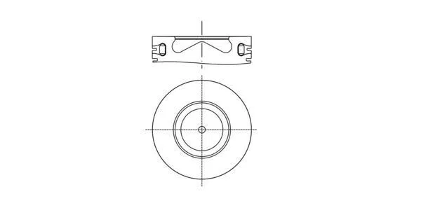 059107065BQ Piston Complete -MM Audi | 033PI00101000 MAHLE