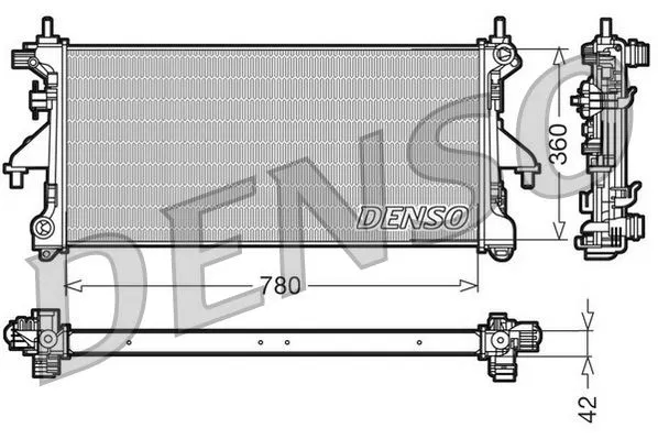 1330S3 Su Radyatörü | DRM21102 DENSO