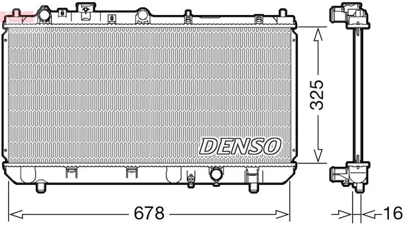 ZL0115200A Motor Su Radyatörü Mazda 323 F VI (98-04) | DRM44032 DENSO