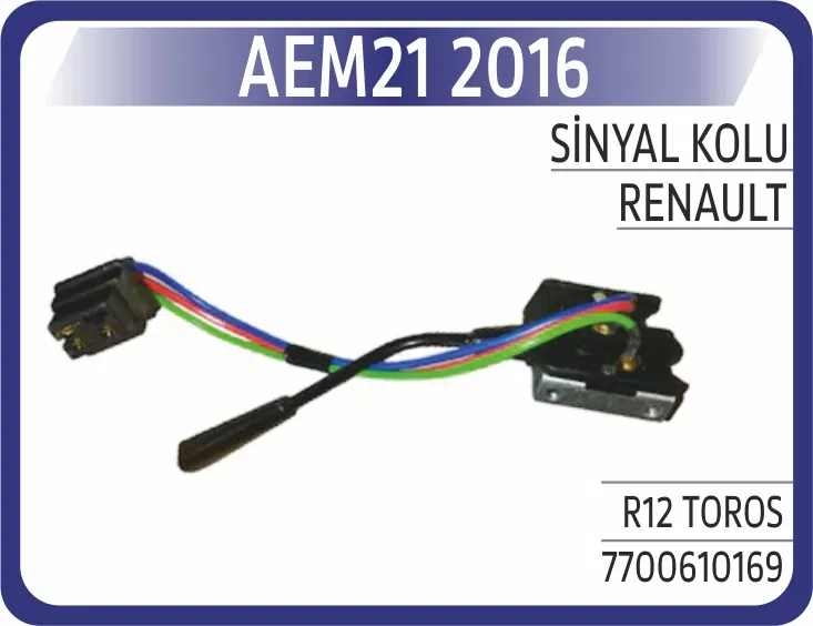 7700610169 Sinyal Kolu Renault R12 Toros SW-TS-TL-TN-TX-GTS 1 | 2016 AEM