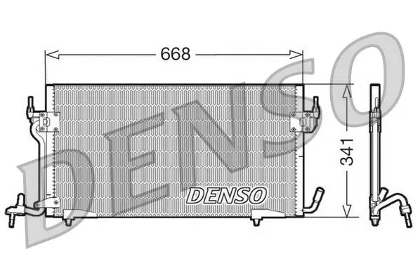 6455.Q3 Klima Radyatörü | DCN07010 DENSO