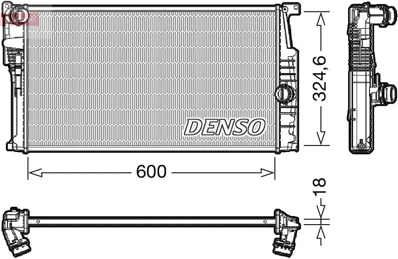 17117600511 Su Radyatörü | DRM05017 DENSO