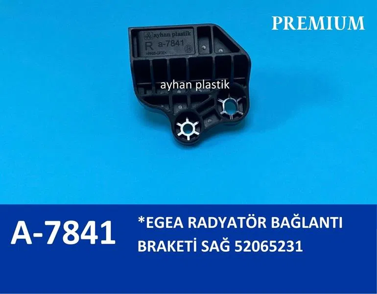 52065231 Radyatör Bağlantı Braketi Sağ Egea 21.5 X 19 Cm | A7841 AYHAN