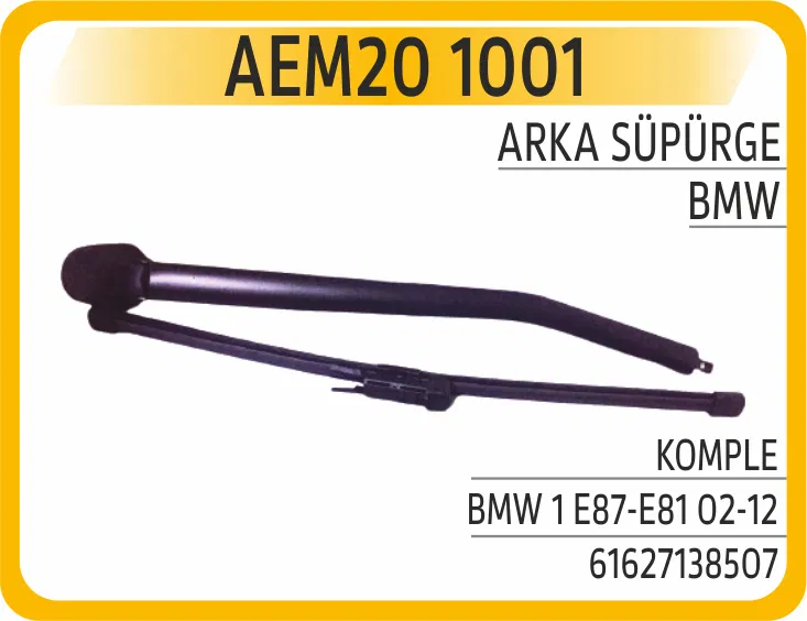 61627138507 Arka Süpürge Komple BMW 1 E87-E81 02-12 | 1001 AEM
