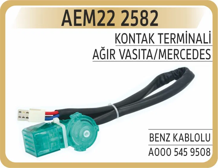 A0005459508 Kontak Terminali Benz Kablolu | 2582 AEM