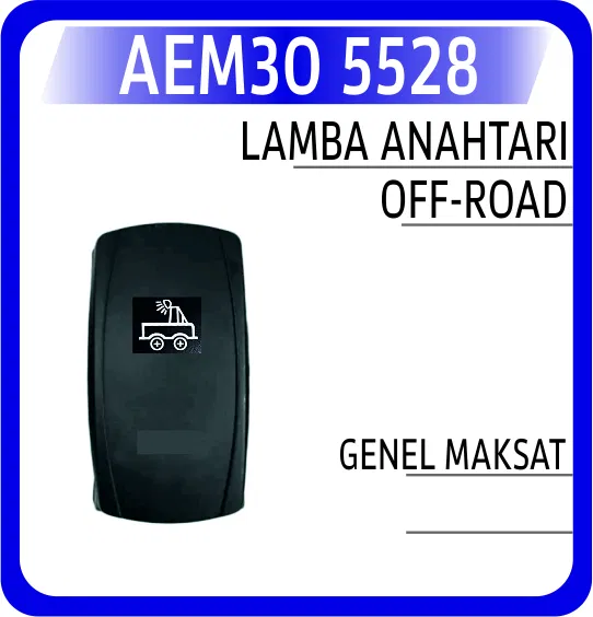 5528 Universal Anahtar Off Road Lamba | AEM