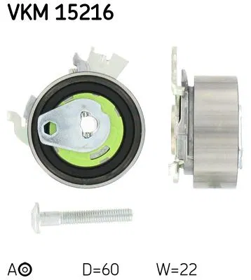 55567191 Triger Gergi Rulmanı ( Opel Astra F 1.6 X16XEL Astra G Corsa B 1.4 16V X14XE Z14XE Vectra B C 1.6 16V Z16XE 1.8 16V Z18XE ) | VKM15216 SKF