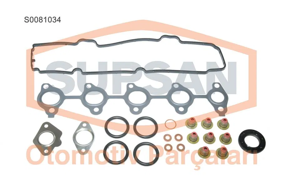 0197.AV Conta Takımı Üst Vr Keçeli, Skcsiz Ford Fiesta, Fusion 1.4 TDCI Duratorq 8V | S0081034 SUPSAN