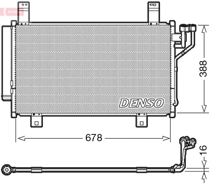 KD6261480 Klima Radyatörü | DCN44009 DENSO