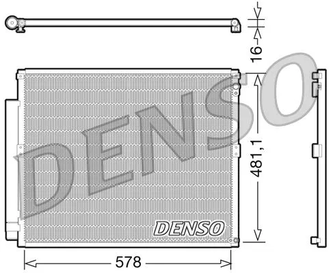 8846135150 Klima Radyatörü | DCN50017 DENSO