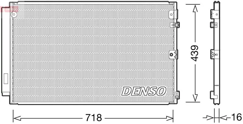 8846050181 Klima Radyatörü | DCN51011 DENSO