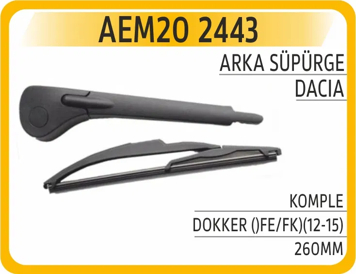 2443 Arka Süpürge Komple Dokker FE/FK(12-15) 260MM | AEM