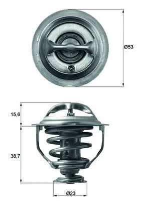 032121110F Termostat (Komple) 83C Audi A4 1.8/2.0 08-15, A5 1.8/2.0 08-17, Q5 2.0 08-16, VW Jetta II 2.0 89-92, Jetta IV 2.5 10-, Passat Cc 2.0 05-12, Multı | TX11795D MAHLE