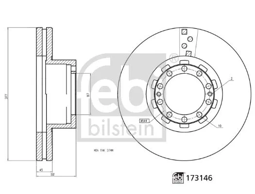 204556 Fren Diski | 173146 FEBI