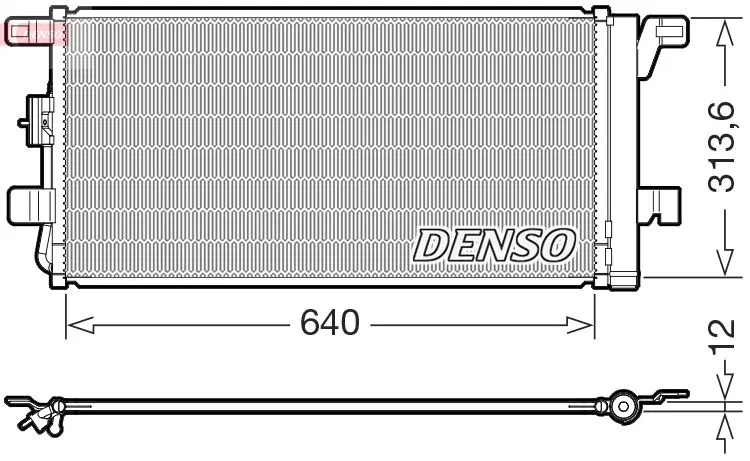 80A816411 Klima Radyatörü Audi Q5 | DCN02049 DENSO