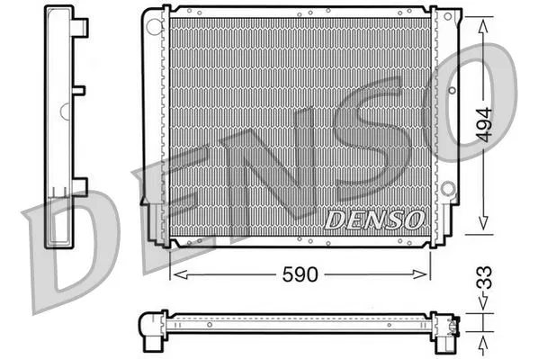 3547145 Su Radyatörü | DRM33050 DENSO