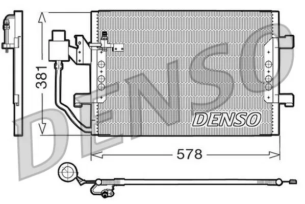 A1685000454 Klima Radyatörü Mercedes-Benz A-Class | DCN17001 DENSO