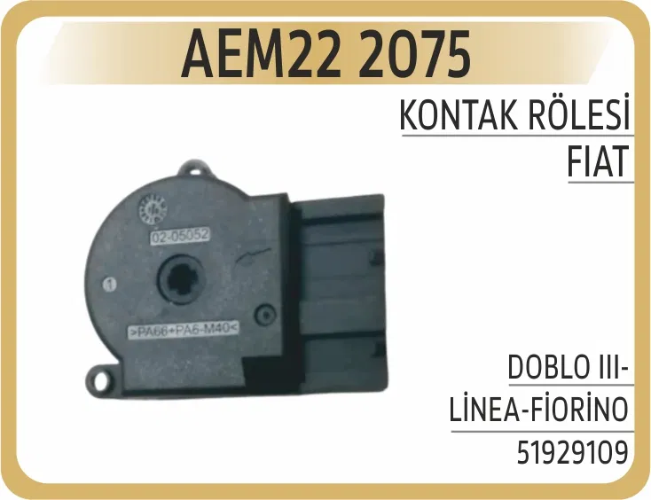 51929109 Kontak Termiği Doblo III-FIORINO-LINEA-GRANDE Punt | 2075 AEM