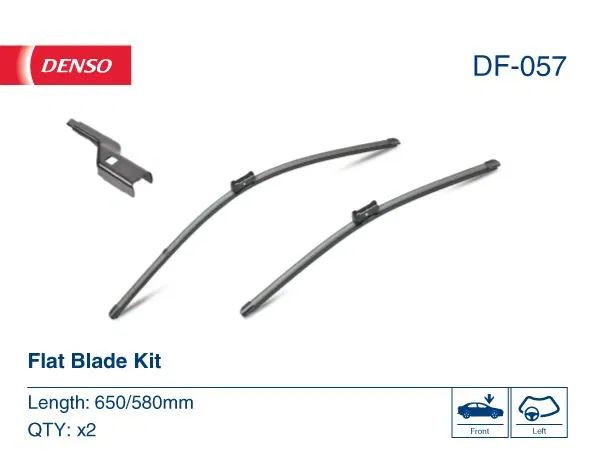 A1668201045 WİPER. Flat Front Blade | DF-057 DENSO