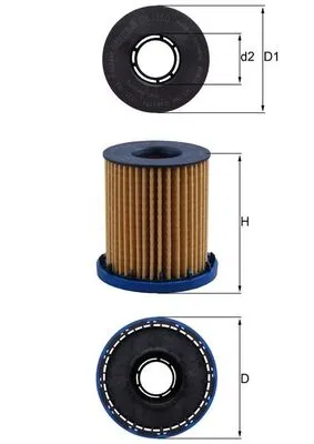 55515474 Yağ Filtresi Astra K.Astra K Sports Tourer | OX1350 MAHLE