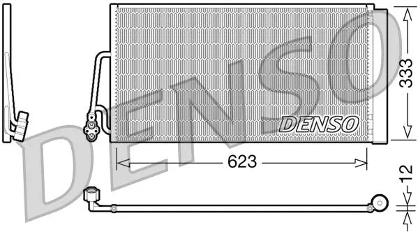 64536941084 Klima Radyatörü Mini | DCN05102 DENSO