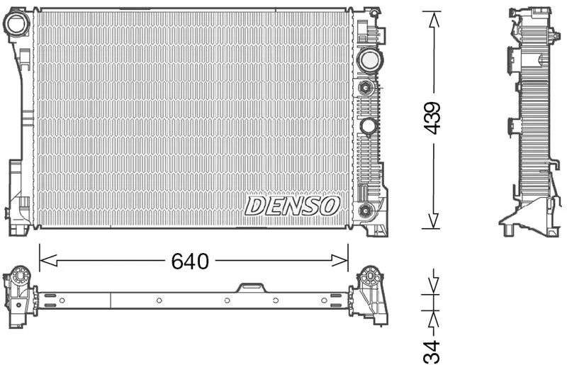 A2045003603 Su Radyatörü | DRM17048 DENSO