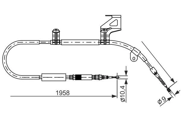 4B0609722L Tel El Fren Audi A6 C5 | 1987477604 BOSCH