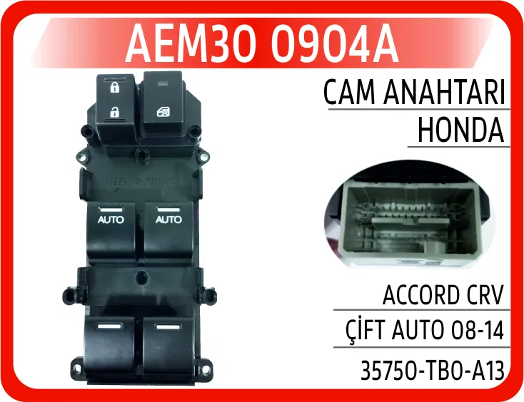 35750TB0A13 Cam Anahtarı Honda Accord Crv / Çift Auto 08-14 | 0904A AEM