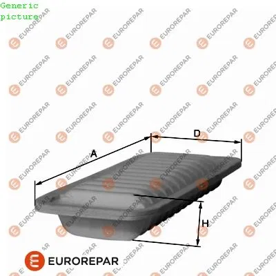 178010D060 Hava Filtresi Toyota Auris Corolla 1.6L 1ZRFE | 1680330180 EUROREPAR