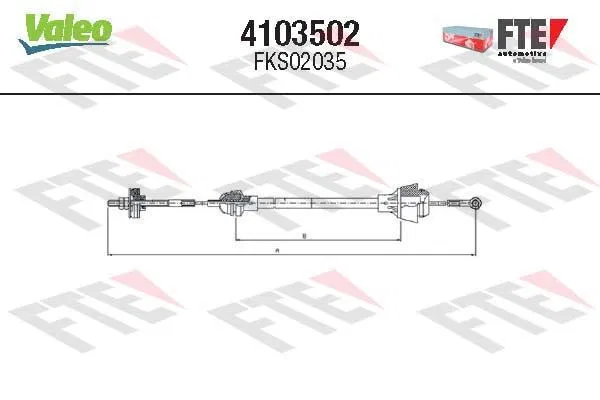 6U0721335 Aksesuar | 4103502 VALEO