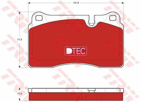 5H222D007AA Disk Balata Land Rover Range | GDB1743DTE TRW