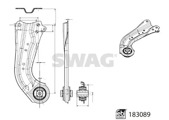 T48760F401 Salıncak Direksiyon Ve Aski Suzuki (Febi 183089) | 33108821 SWAG