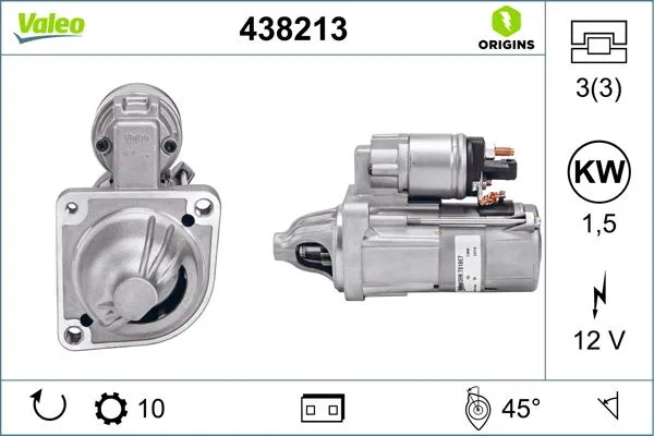 12417837775 Marş Motoru BMW M3 | 438213 VALEO