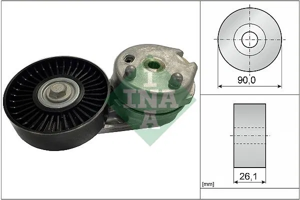 LR035493 Kayıs Gergi Rulmanı Land Rover Discovery IV L319 R | 534066810 INA