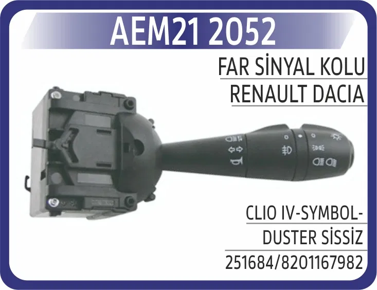251684 Far Sinyal Kolu Clio IV-SYMBOL-DUSTER Sissiz | 2052 AEM