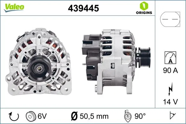 038903018R Alternatör Vag | 439445 VALEO