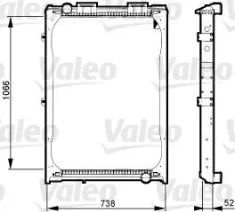 81061016421 Radyatör MAN | 732972 VALEO
