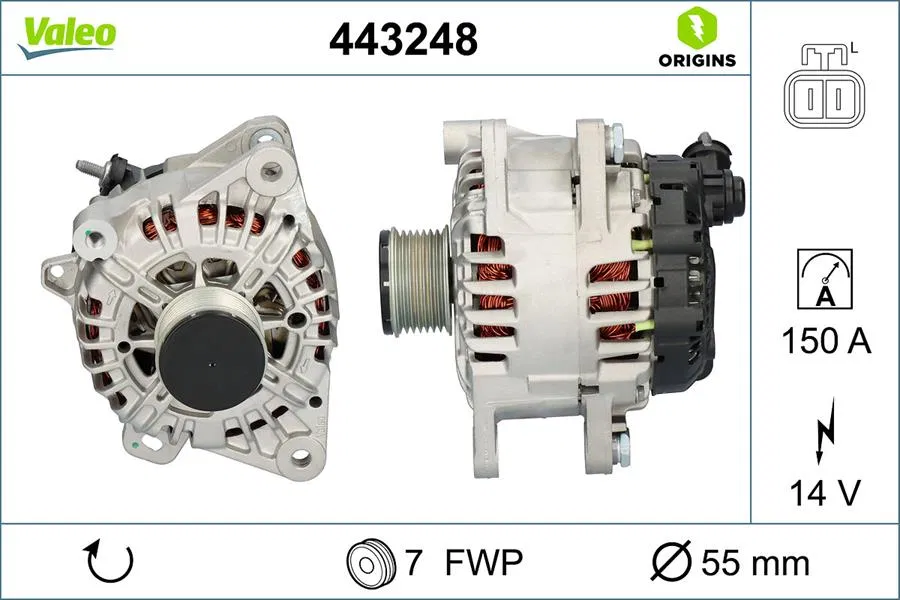 373003A002 Alternatör Hyundai ix55 | 443248 VALEO