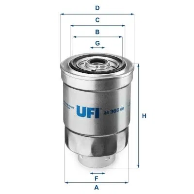 31973-44000 Filtre MAZOT-(HYUNDAI H100/STAREX 98/08/MITSUBISHI L300-L200 ) | 24.366.00 UFI