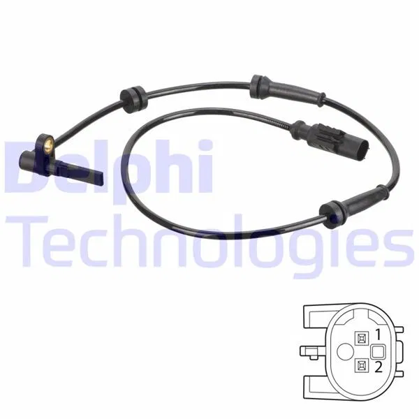 46837685 ABS Hiz Sensörü Ön Fiat Punto 1.2 99-10, 1.2 16V 99-06, 1.8 Hgt 99-12, 1.9 Ds 99-12, 1.9 Jtd 01-12, 1.9 D 00-09 | SS20579 DELPHI