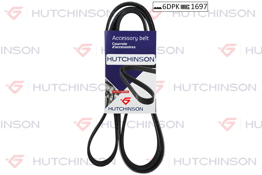 11288574957 Kanallı Kayış BMW N47 E81 E82 E87 E88 E90 E91 E92 | 6DPK1697 HUTCHINSON
