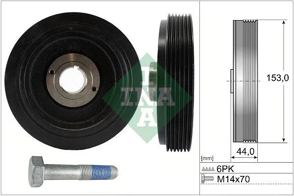 0515.G3 Crank/Pul/Kit Fead Single (208) | 544004220 INA
