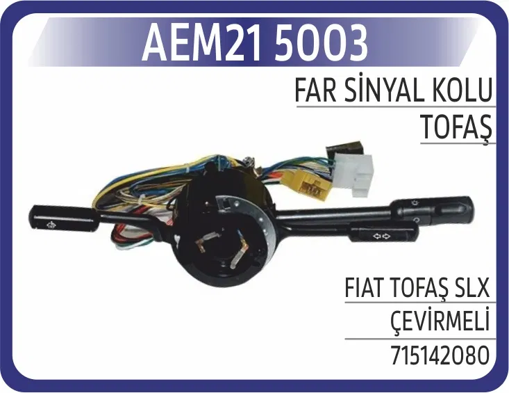 715142080 Sinyal+Silecek Kolu Doğan Slx (Çevirmeli) | 5003 AEM