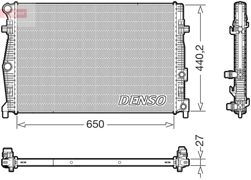 5WA121251 Motor Su Radyatörü | DRM32061 DENSO