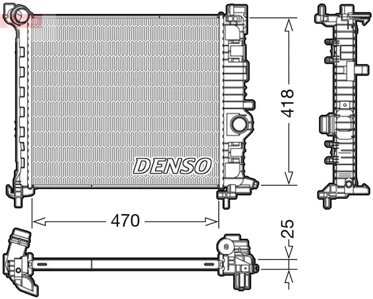 1300309 Su Radyatörü | DRM20115 DENSO