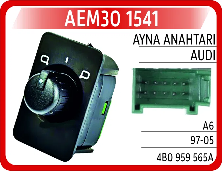 4B0959565A Ayna Anahtarı Audi A6 97-05 | 1541 AEM