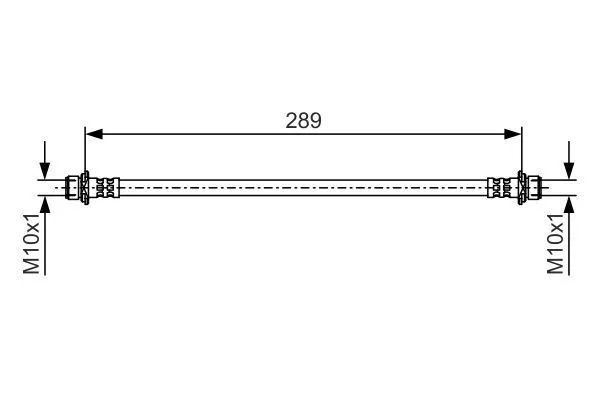 9094702H20 Fren Hortumu Toyota Land Cruiser | 1987481A59 BOSCH