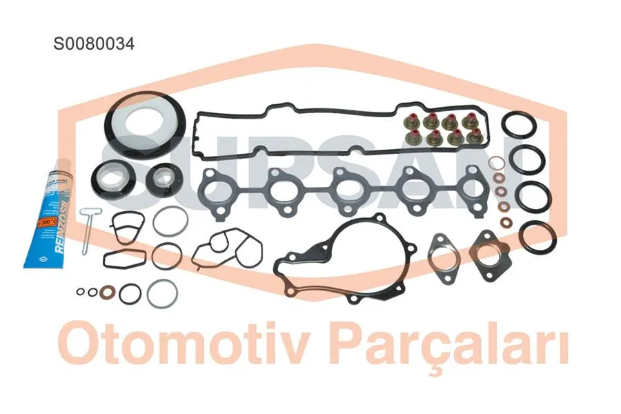 0197.AV Tam Conta Takımı Vr Keçeli, Skcsiz Ford Fiesta, Fusion 1.4 TDCI Duratorq 8V | S0080034 SUPSAN